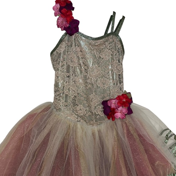 Curtain Call dance dancewear costume dress child L large like new - Picture 2 of 4